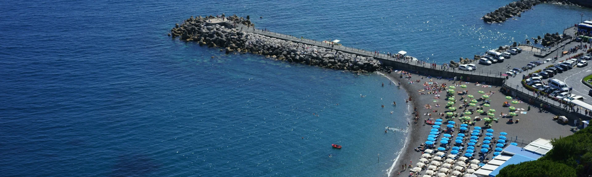 The sea of the Amalfi Coast